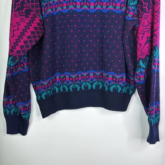 Vintage Falls Creek Reindeer Crewneck Sweater L/XL - Picture 3 of 7